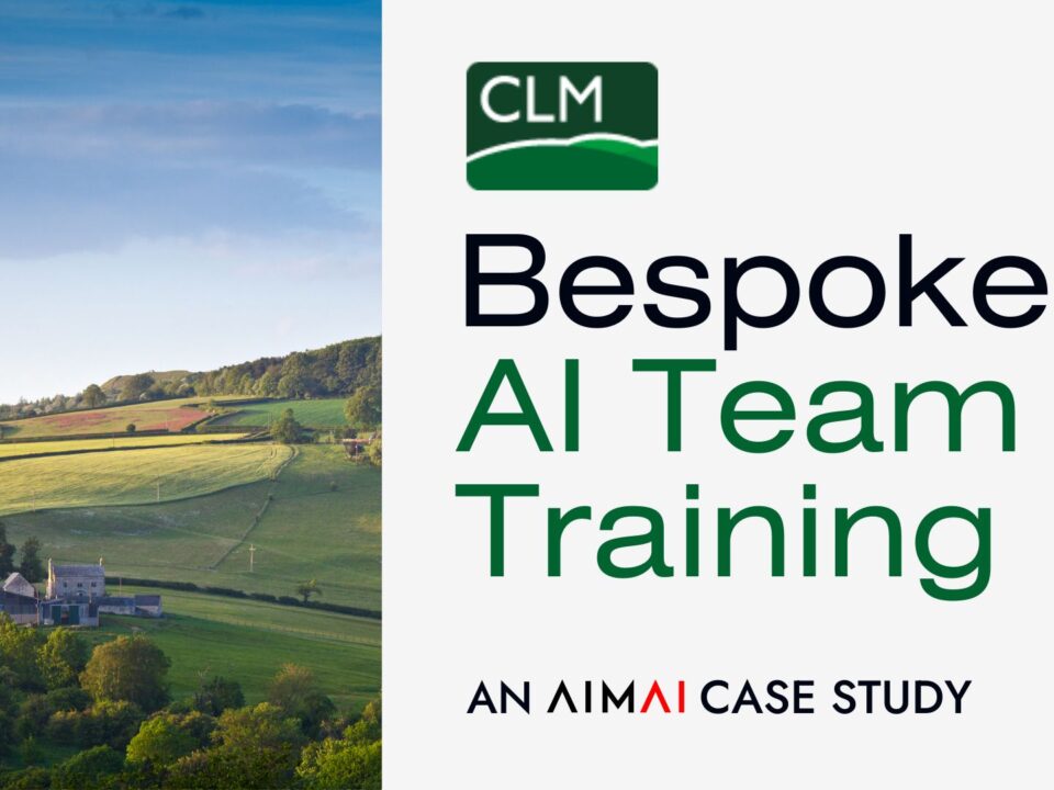 Custom AI agent by AIMAI - AI agency – Artificial Intelligence for business automation, productivity, and digital transformation. CLM AI Training Course